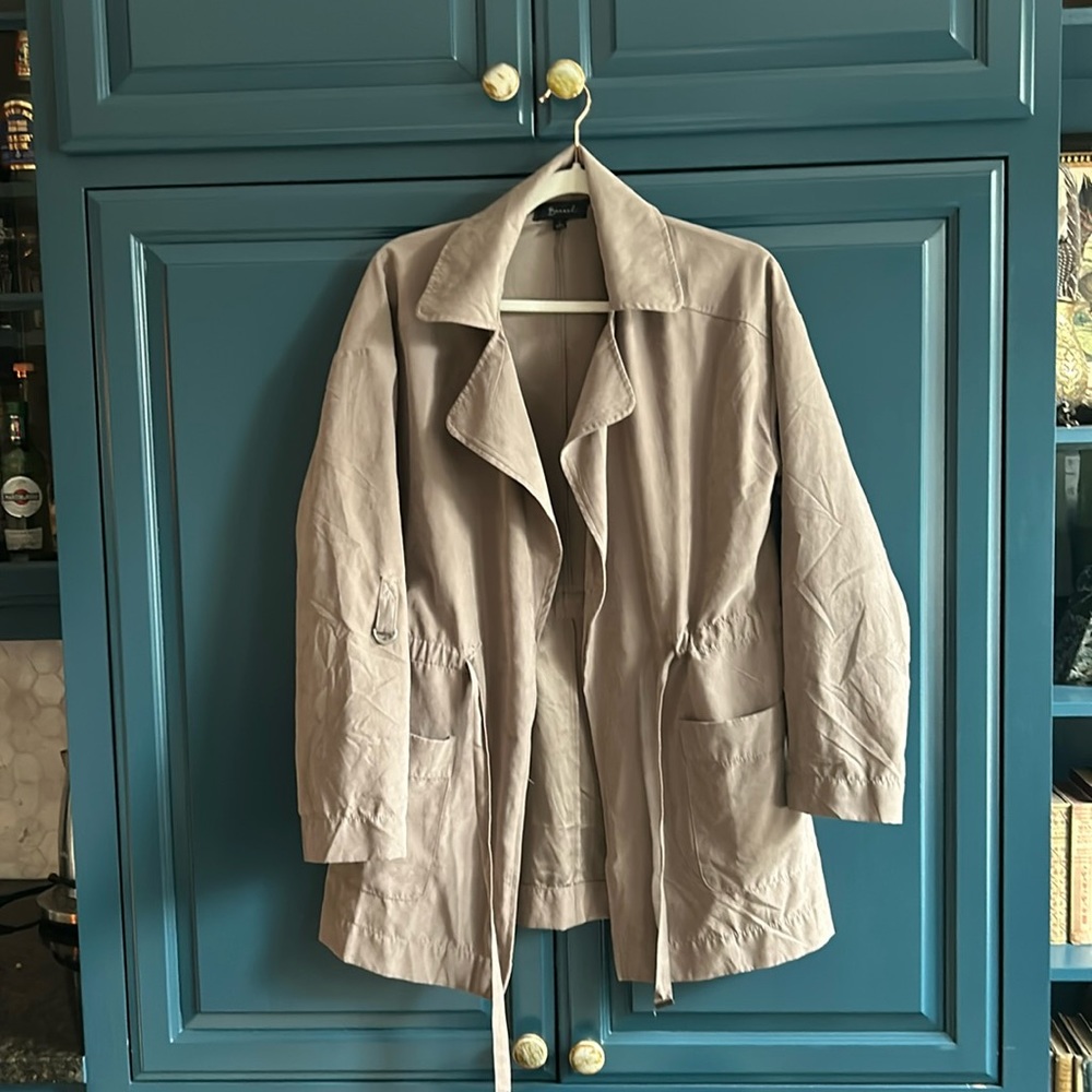 Barely worn Becool gray mid length jacket size small